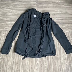 Olive + Oak Black Hooded Jacket